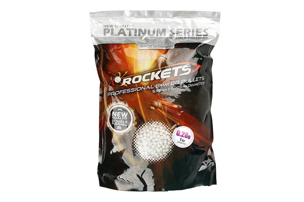 Шары Rockets Platinum 0.28g 1 kg (3600 Bbs) фото 1