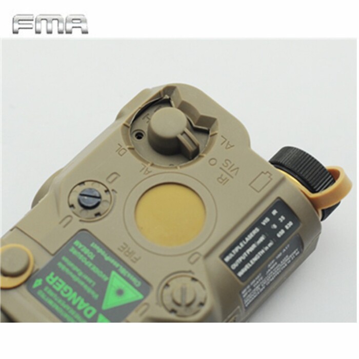 Тактический блок AN/PEQ-15 лазер с светодиодным фонариком FMA TAN фото 8