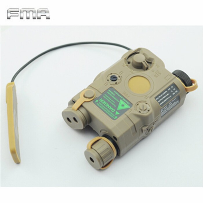 Тактический блок AN/PEQ-15 лазер с светодиодным фонариком FMA TAN фото 7
