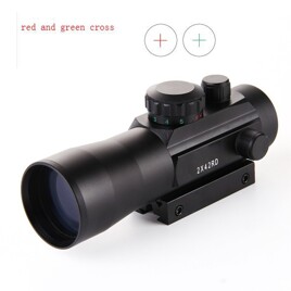 Оптика 2x42 зелена і червона крапки 11мм RIS