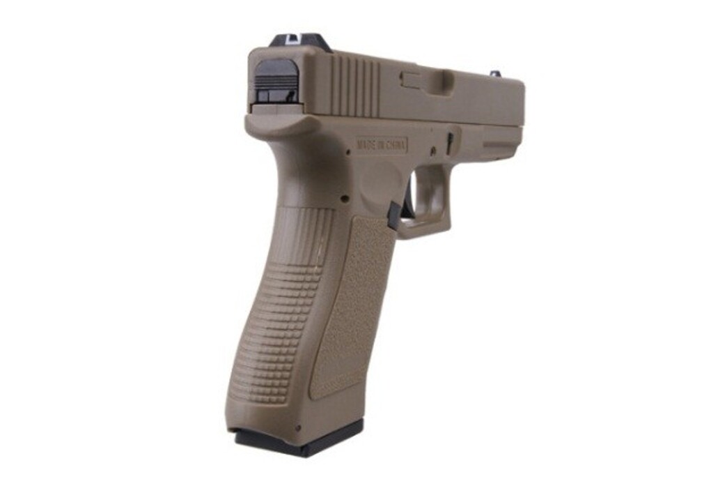 Пистолет Glock 18 Cyma CM.030 Tan AEP фото 5