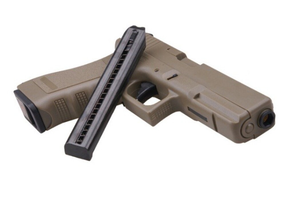Пистолет Glock 18 Cyma CM.030 Tan AEP фото 10