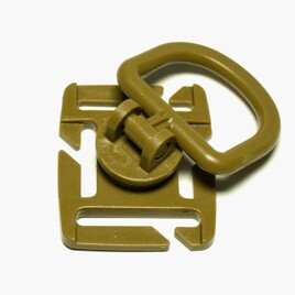 D-кільце поворотне на molle TAN