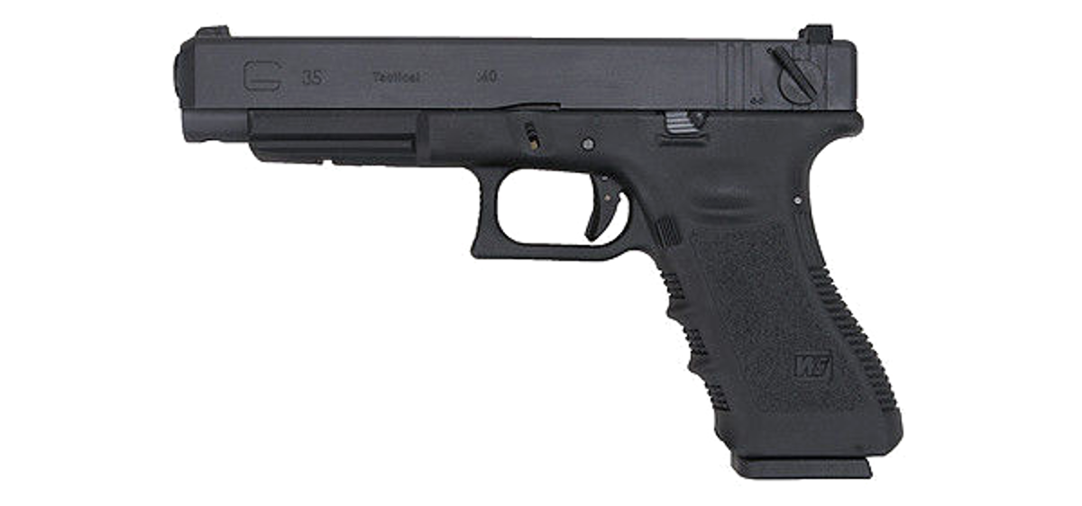 Пістолет Glock 35 GEN.3 WE Metal Green Gas фото 1