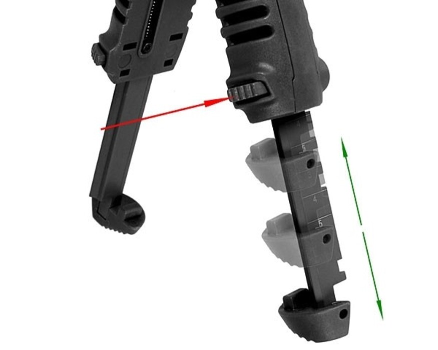 Ручка-сошки телескопічні FAB Defense T-POD style - Tan фото 10