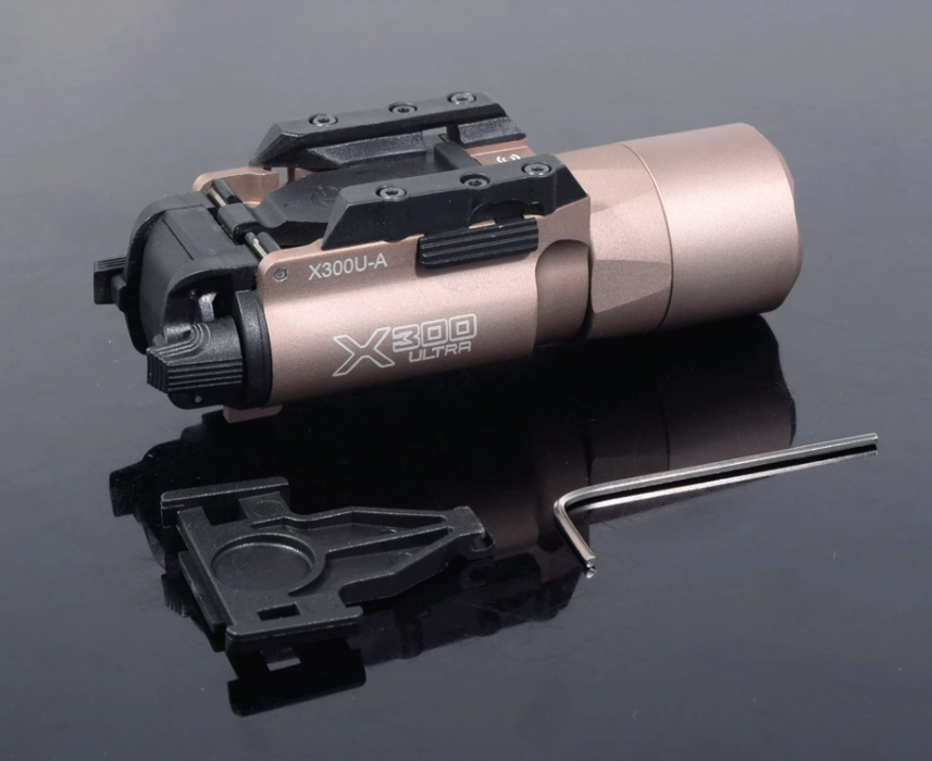 Тактический светодиодный фонарь Surefire X300U Coyote Brown фото 5