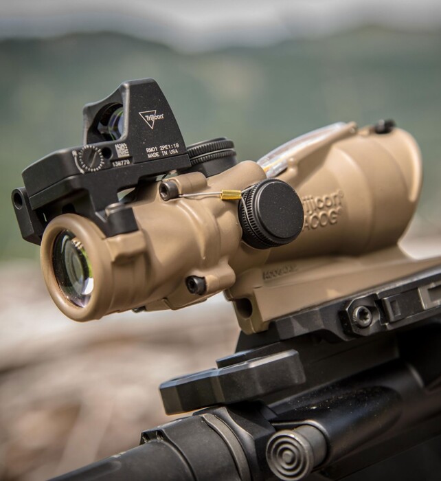 Приціл коліматорний Trijicon RMR/SRO Iron Sights replica фото 12