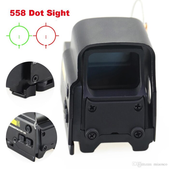 Приціл коліматорний EoTech 558 - BLACK без маркувань фото 3
