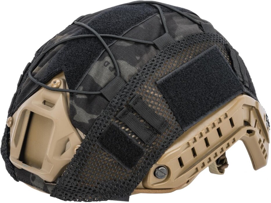 Чохол-кавер на шолом Fast Mod.B - Black Multicam фото 1