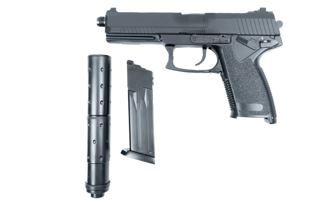 Пистолет MK-23 STTI Plastic Green Gas фото 9