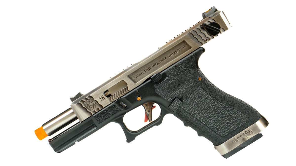 Пистолет Glock 18 Force T7 Metal Green Gas WE фото 5