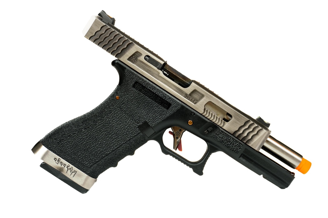 Пистолет Glock 18 Force T7 Metal Green Gas WE фото 6