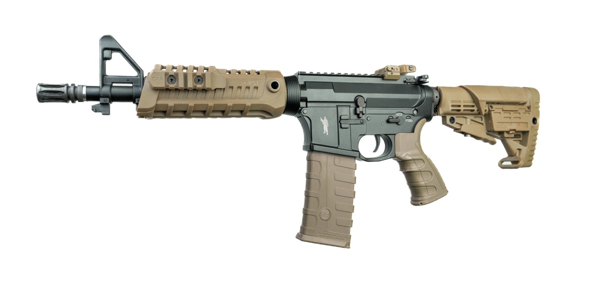 Штурмова гвинтівка M4 10.5" TAN full metal CAA фото 6