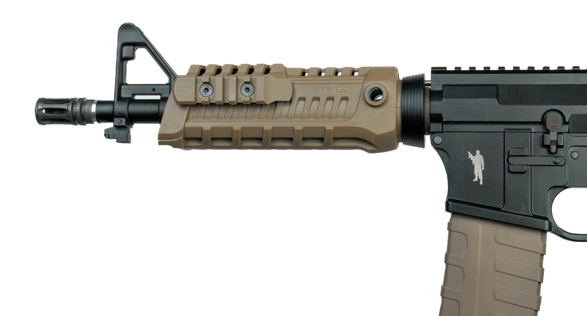 Штурмова гвинтівка M4 10.5" TAN full metal CAA фото 4