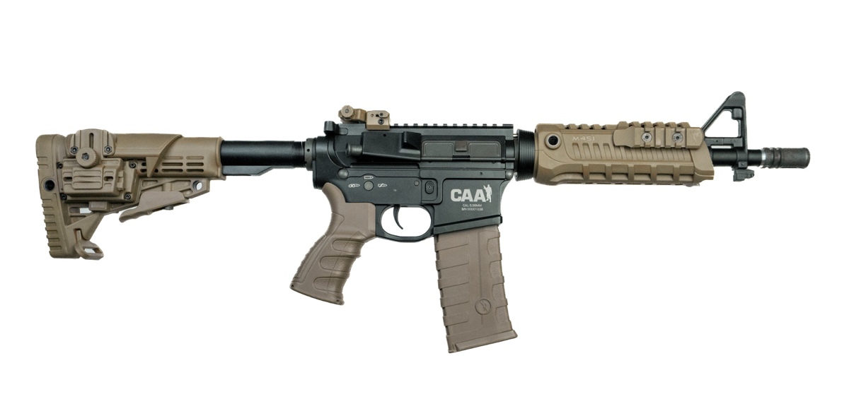 Штурмова гвинтівка M4 10.5" TAN full metal CAA фото 5
