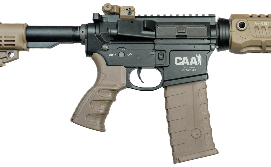 Штурмова гвинтівка M4 10.5" TAN full metal CAA фото 8