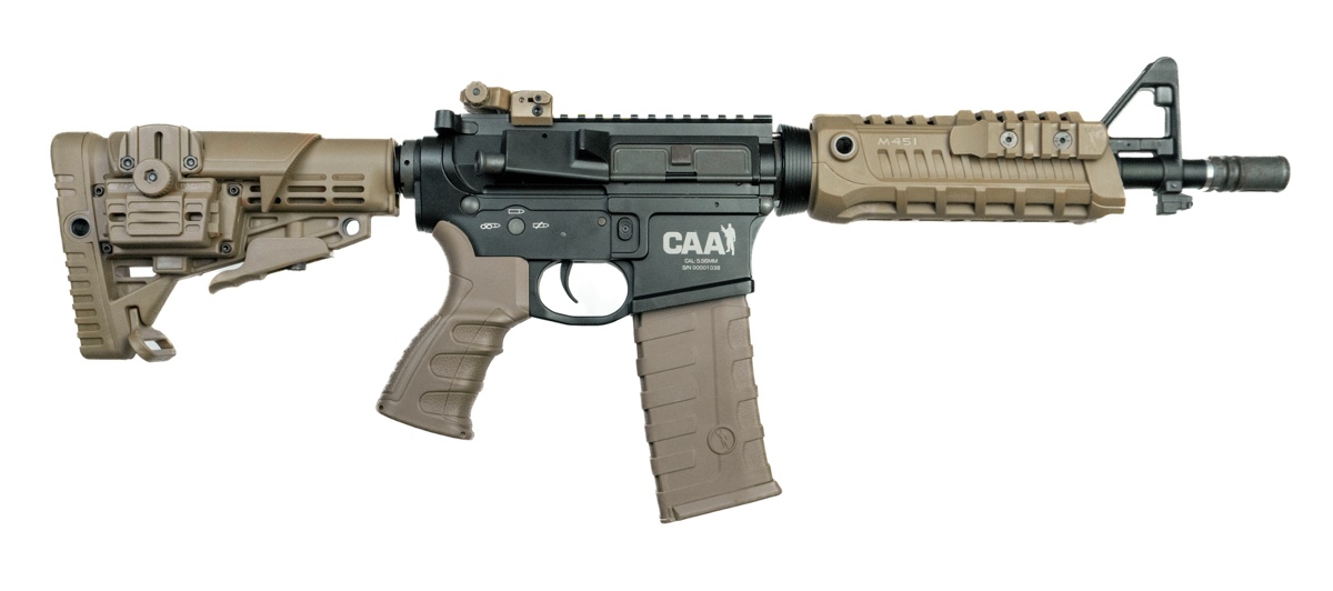 Штурмова гвинтівка M4 10.5" TAN full metal CAA фото 3