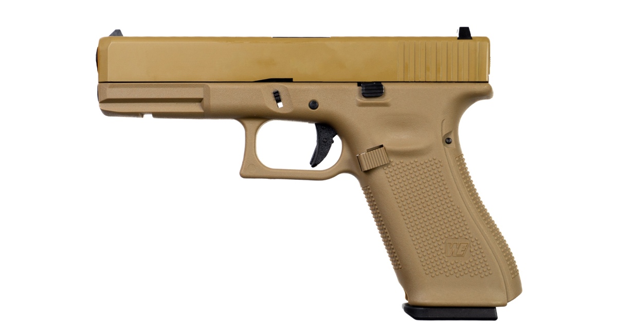Пистолет Glock 17 Gen5. WE Metal Tan Green Gas [WE] фото 1