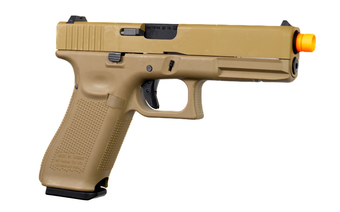 Пистолет Glock 17 Gen5. WE Metal Tan Green Gas [WE] фото 5