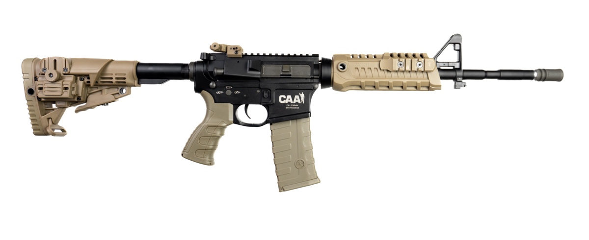 Штурмовая винтовка M4 14.5" TAN full metal [CAA] фото 5