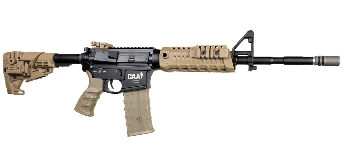 Штурмовая винтовка M4 14.5" TAN full metal [CAA] фото 6