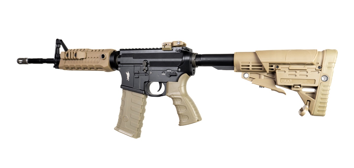 Штурмовая винтовка M4 14.5" TAN full metal [CAA] фото 3