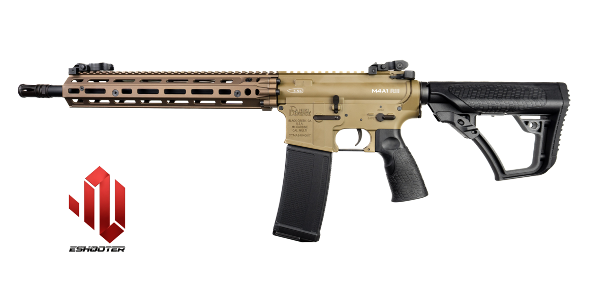 Штурмова гвинтівка Daniel Defense M4A1 RIII 14.5" Replica Eshooter ETU - FDE [EMG] фото 1